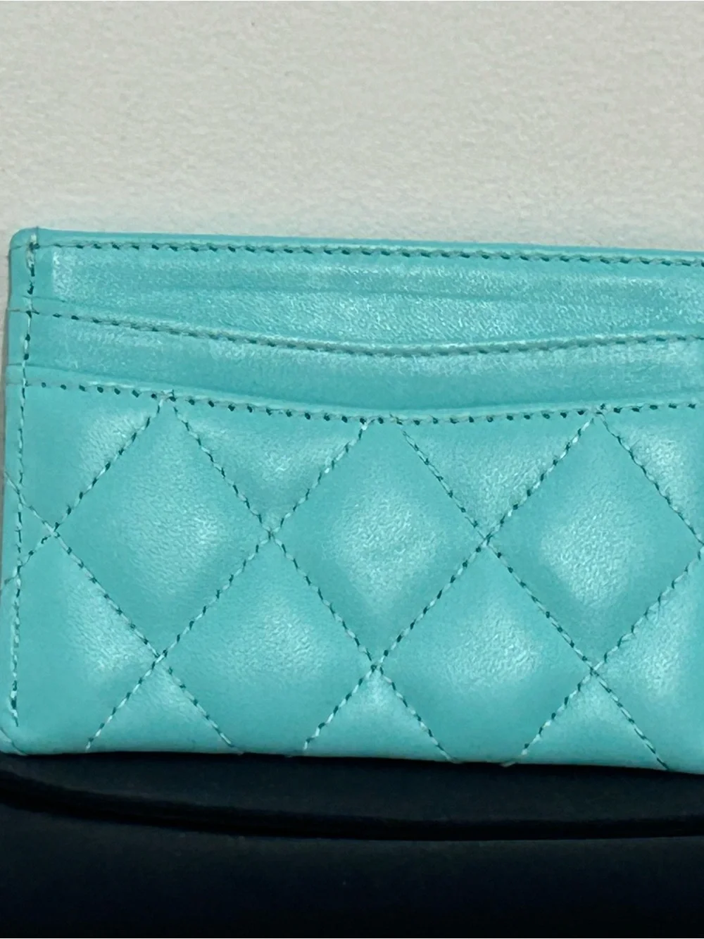 CHANEL Quilted Card Holder